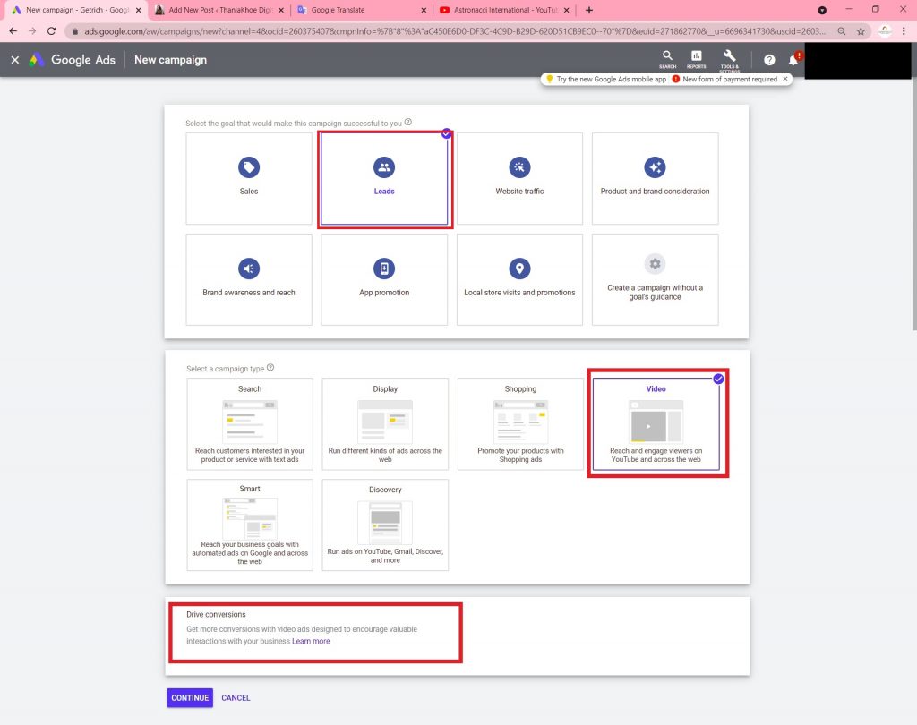 jjenis jenis youtube ads
