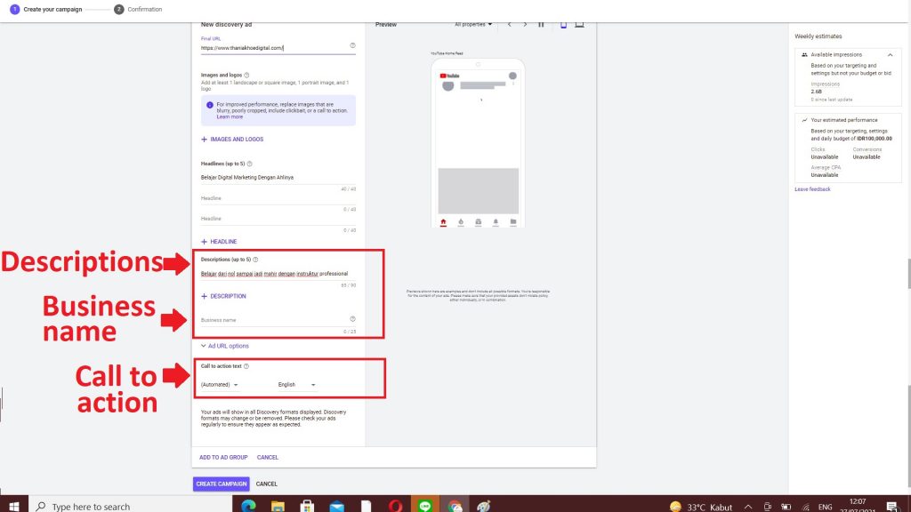 Belajar Google Discovery Ads Campaign | Tutorial Discovery Ads Dari Nol