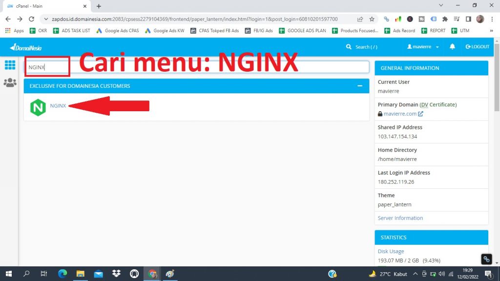 cara install ssl di cpanel wordpres