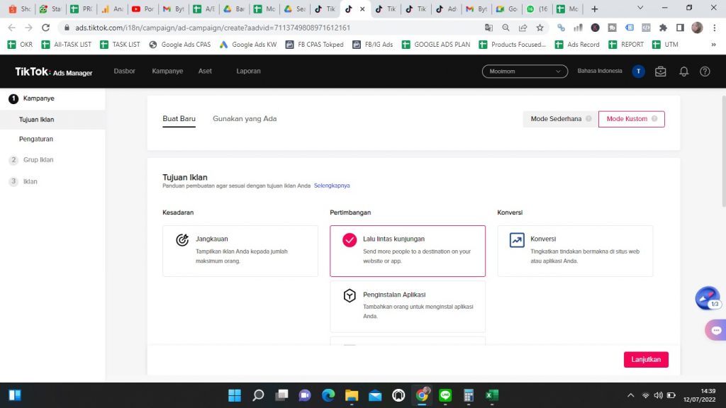 cara membuat tiktok ads