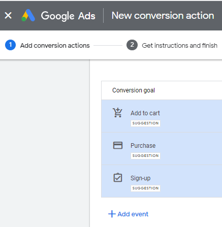 apa itu conversion action google ads