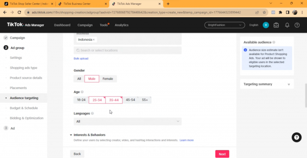Cara membuat dan teknik optimasi Product Shopping Ads (PSA) Tiktok - Beriklan di Shop Tab Tiktok
