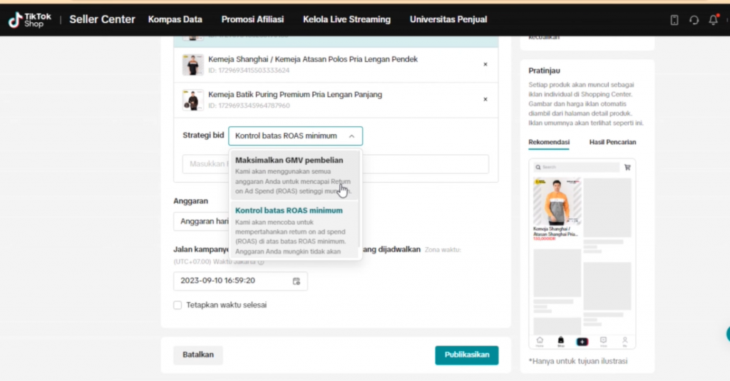 Cara membuat dan teknik optimasi Product Shopping Ads (PSA) Tiktok - Beriklan di Shop Tab Tiktok