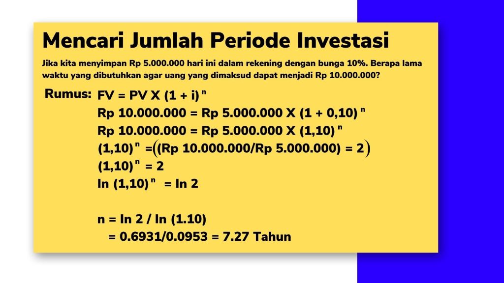 Rumus & Contoh Soal Mencari Jumlah Periode Investasi